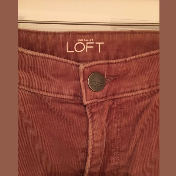 Ann Taylor Loft Relaxed skinny Corduroy Size 27/4p - Picture 4 of 4